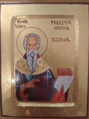 Tartu püha Issidori ikoon (18x14 cm)