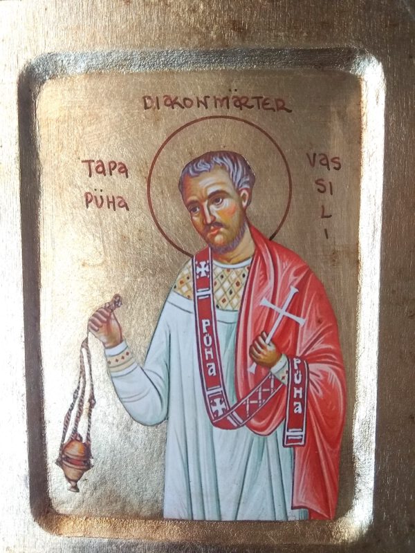 Tapa püha Vassili ikoon (17,5 cm x 13,5 cm)