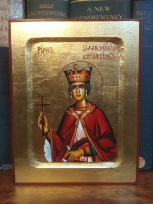 Püha suurmärter Katariina ikoon (18 cm x 14 cm)