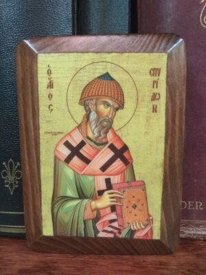 Väike püha Spiridoni ikoon (11 cm x 8 cm)