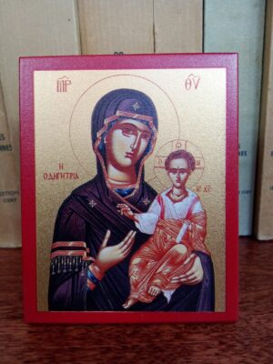 Jumalaema ikoon (I) (ca 7 x 9 cm)