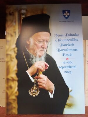 Tema Pühadus Oikumeeniline Patriarh Bartolomeus Eestis 12.-20. septembrini 2023