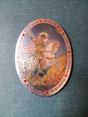 Ikoon magnetiga (püha Jüri)