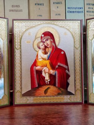 Jumalaema, peainglite Miikaeli ja Kaabrieli kolmikikoon