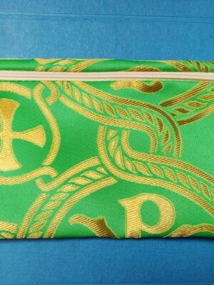 Roheline tõmblukuga kott