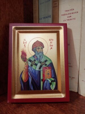 Püha Spiridoni ikoon, 7 (ca 12,6 x 9,6 cm)