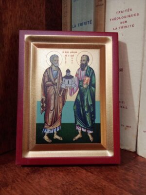 Apostlite Peetruse ja Pauluse ikoon, 5 (ca 12,6 x 9,6 cm)