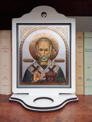 Püha imetegija Nikolai ikoon (ca 25,3 x 17,5 cm)