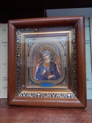 Kaitseingli ikoon (ca 18 x 15,5 cm)