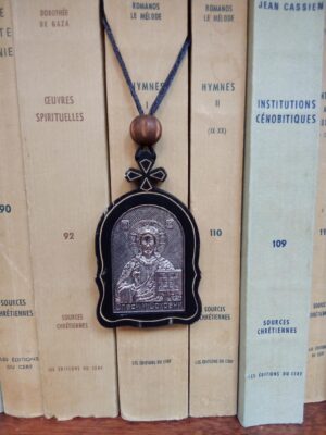 Kristuse ikooniga ripats (ca 7,5 x 4,5 cm)