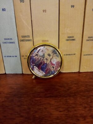 Tabletikarp (kolme ingliga ikoon, läbimõõt ca 5 cm)