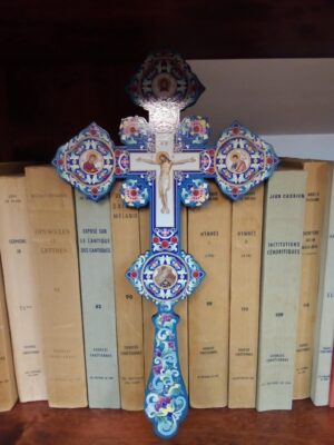 Puust rist (sinine, ca 29 x 16 cm)