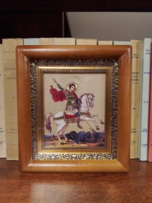 Püha Jüri ikoon (ca 18 x 15,5 cm)