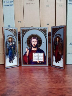 Kristuse kokkupandav ikoon (inglitega)