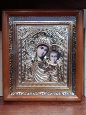 Jumalaema ikoon (ca 24 x 20,5 cm)