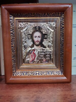 Kristuse ikoon (ca 18 x 15,5 cm)