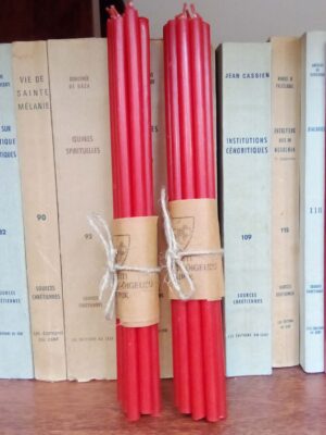 Punased kirikuküünlad (10 tk)