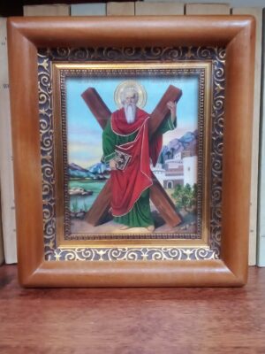 Püha Andreas Esmakutsutu ikoon (ca 18 x 15,5 cm)
