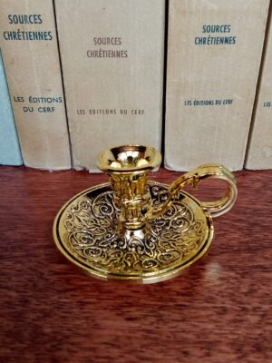 Küünlajalg kirikuküünlale (kuldne)