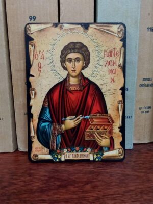 Püha Panteleimoni ikoon (magnetiga)