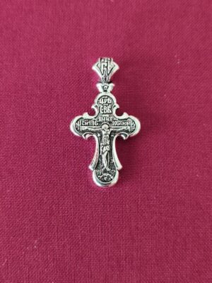 Metallist rist (hõbedane, ca 2,5 x 2 cm)